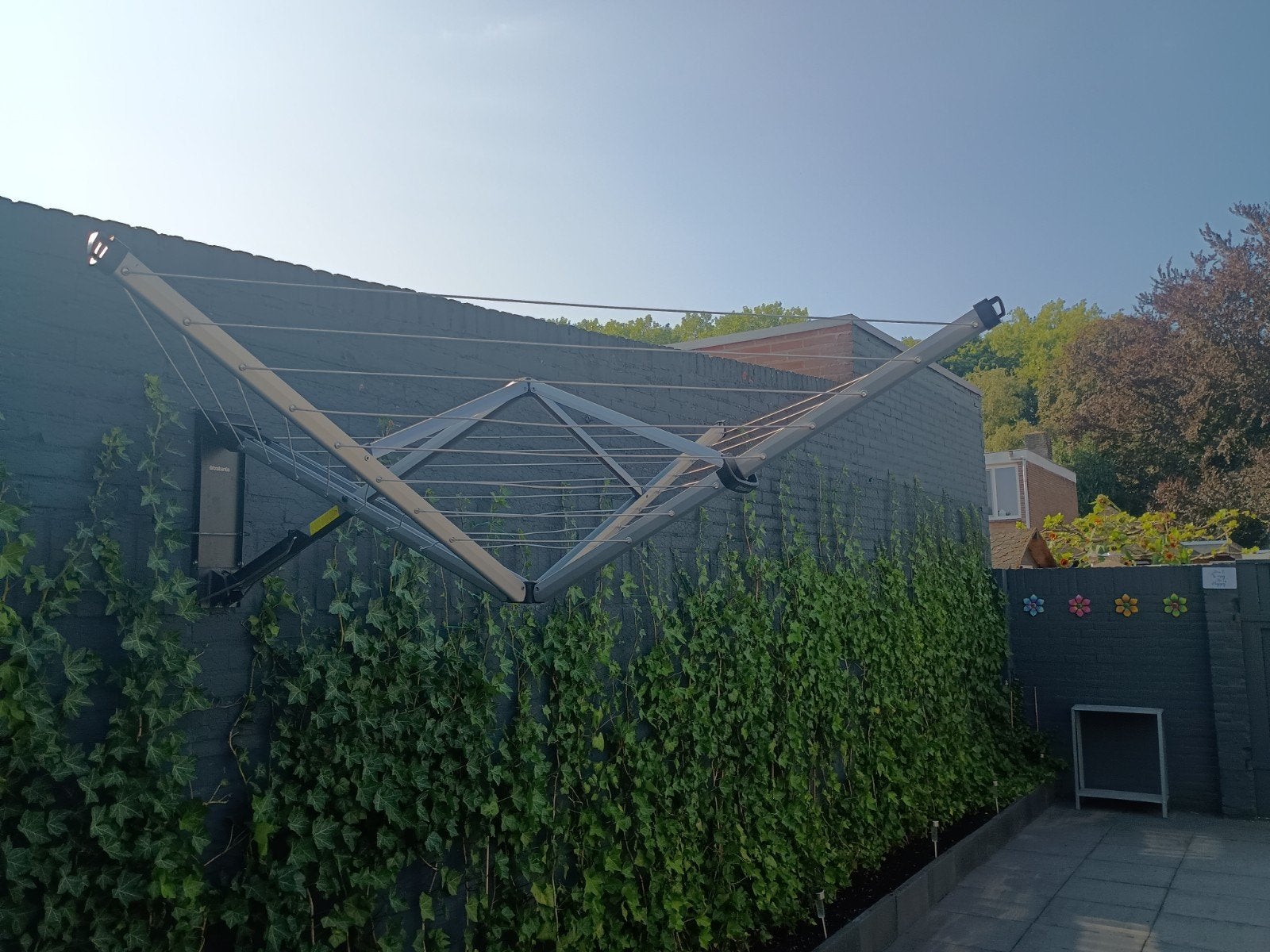 Brabantia Wasrek voor aan de muur, Ophalen, Wasrek