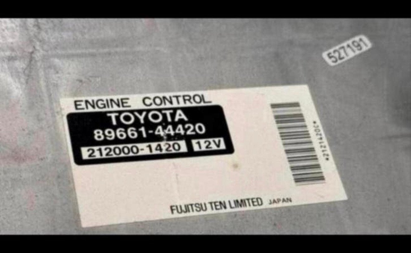 Toyota Avensis Verso ECU + Codes 8966144420 2120001420 oem, Ophalen of Verzenden, G, H, B