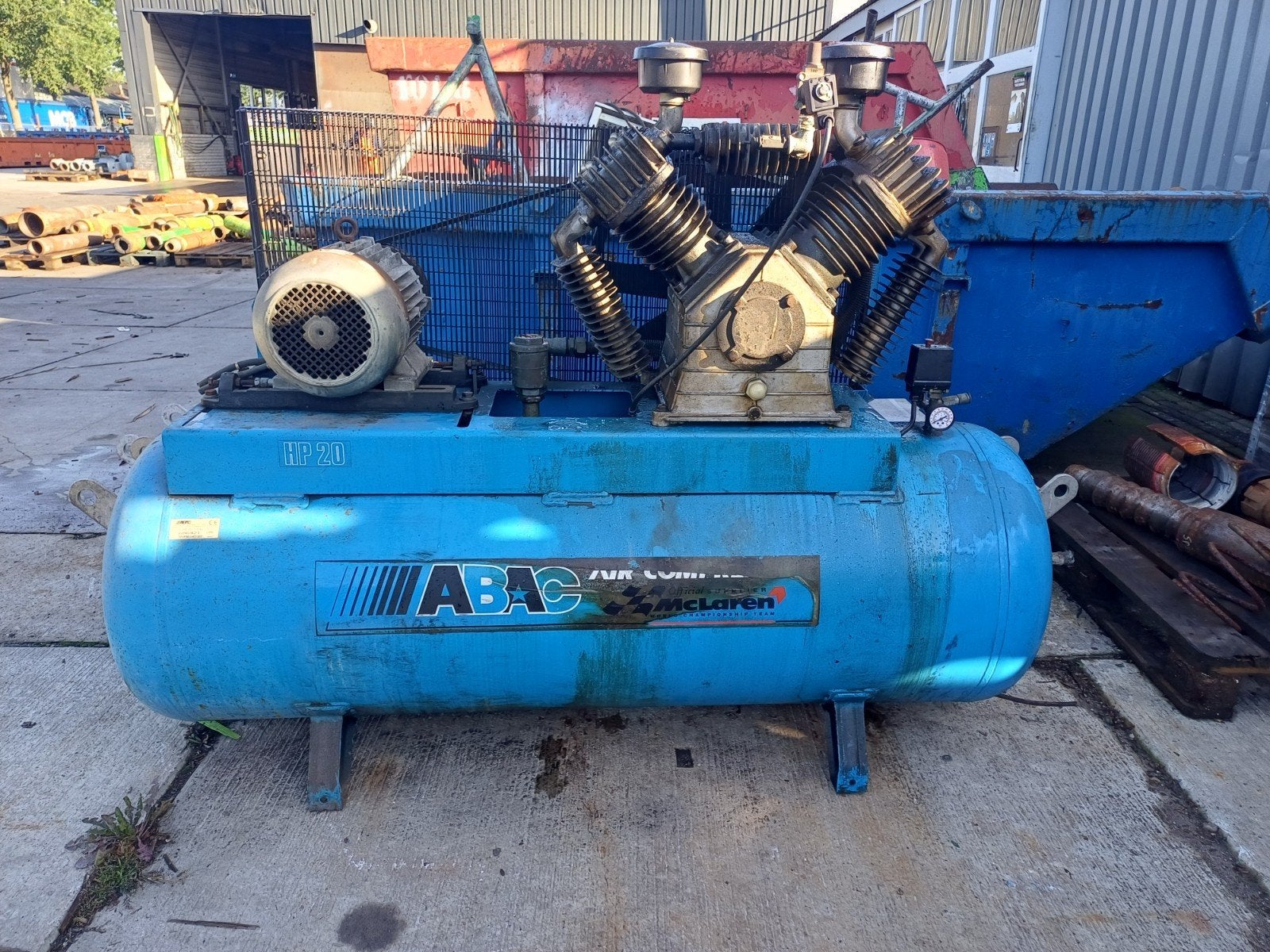 ABAC Compressor 380V, Doe-het-zelf en Verbouw, Ophalen, Gebruikt, 100 liter of meer, 200 tot 400 liter/min