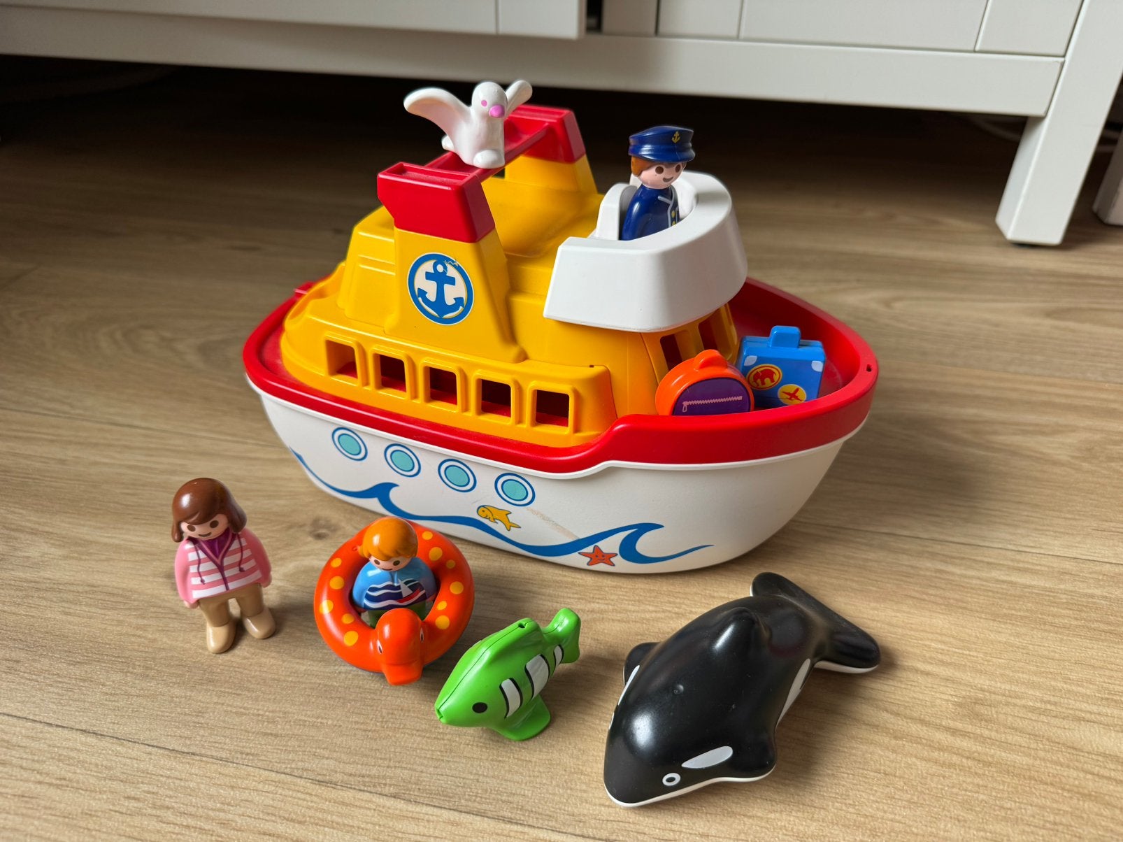 Playmobil 1.2.3 Meeneemboot 6957, Ophalen of Verzenden, 1.2.3