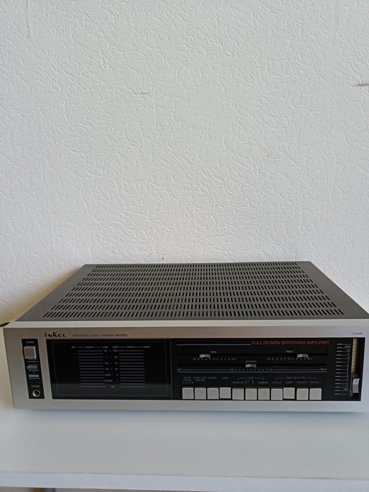 Inkel AD 2220 versterker, Ophalen of Verzenden, Gebruikt, 60 tot 120 watt, Overige merken