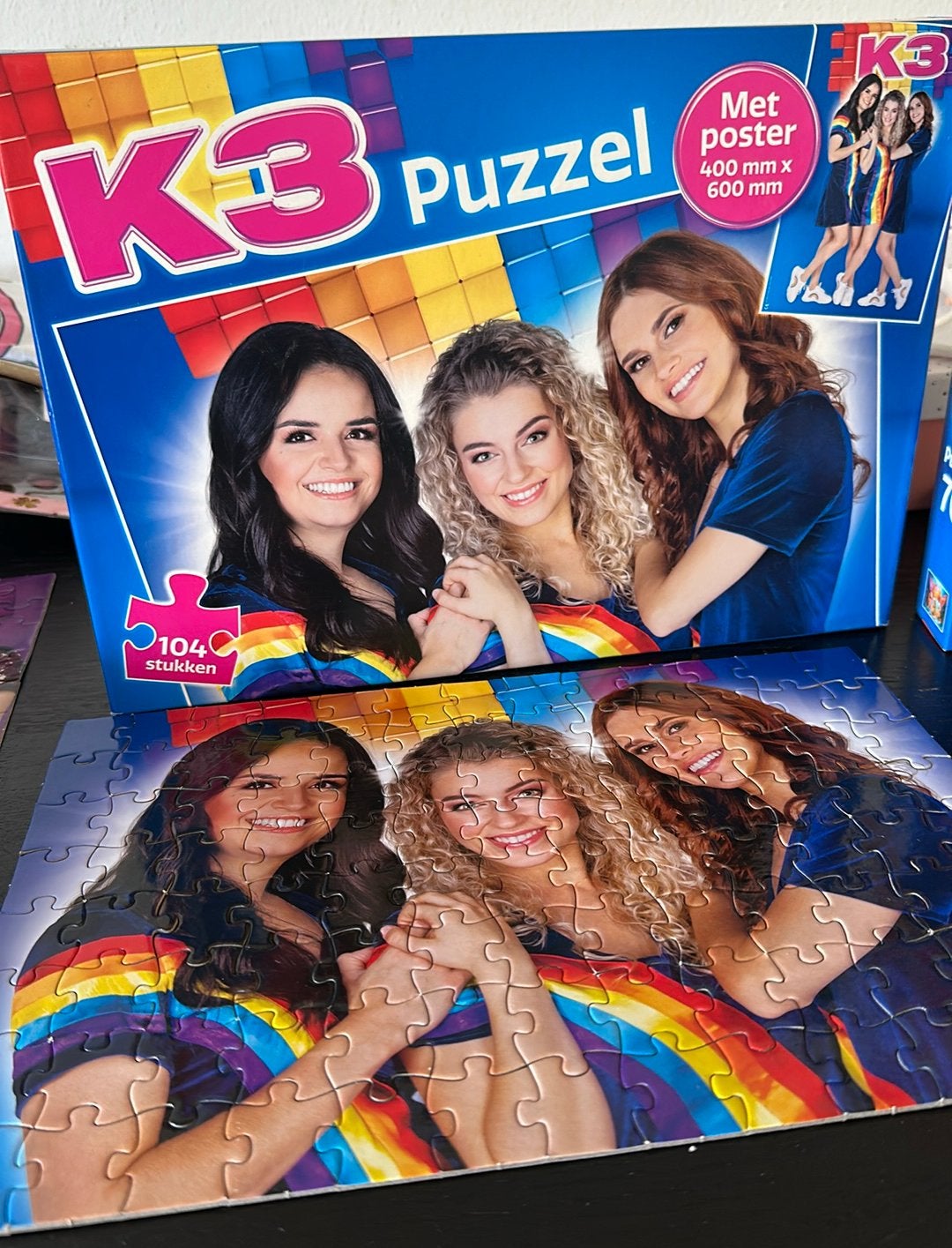 Nieuw k3 puzzel met poster!, Ophalen of Verzenden, Meer dan 50 stukjes, Nieuw, 6 jaar of ouder