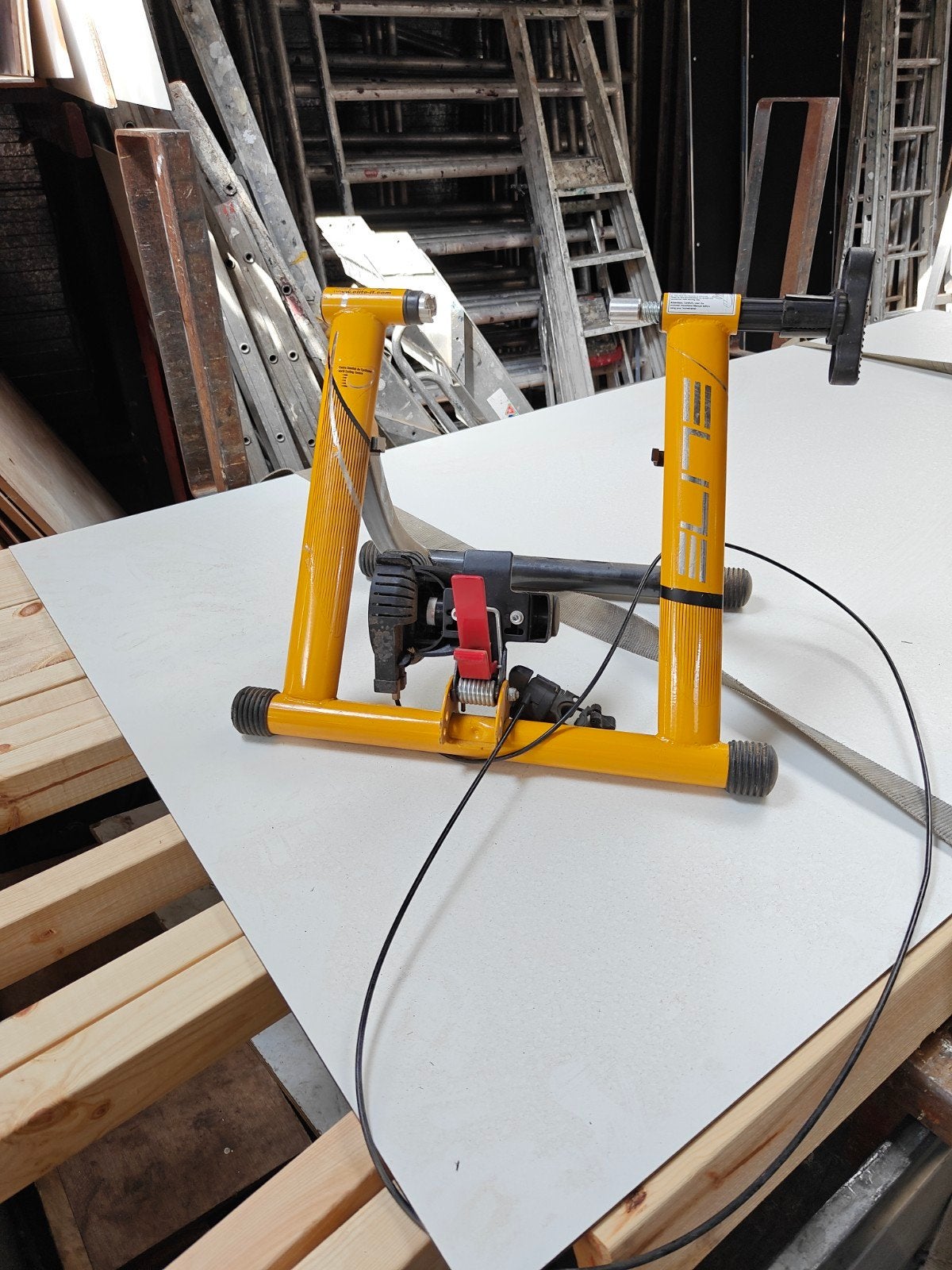 Elite Rollerbank voor fiets - Indoor fietstraining, Ophalen of Verzenden, Gebruikt
