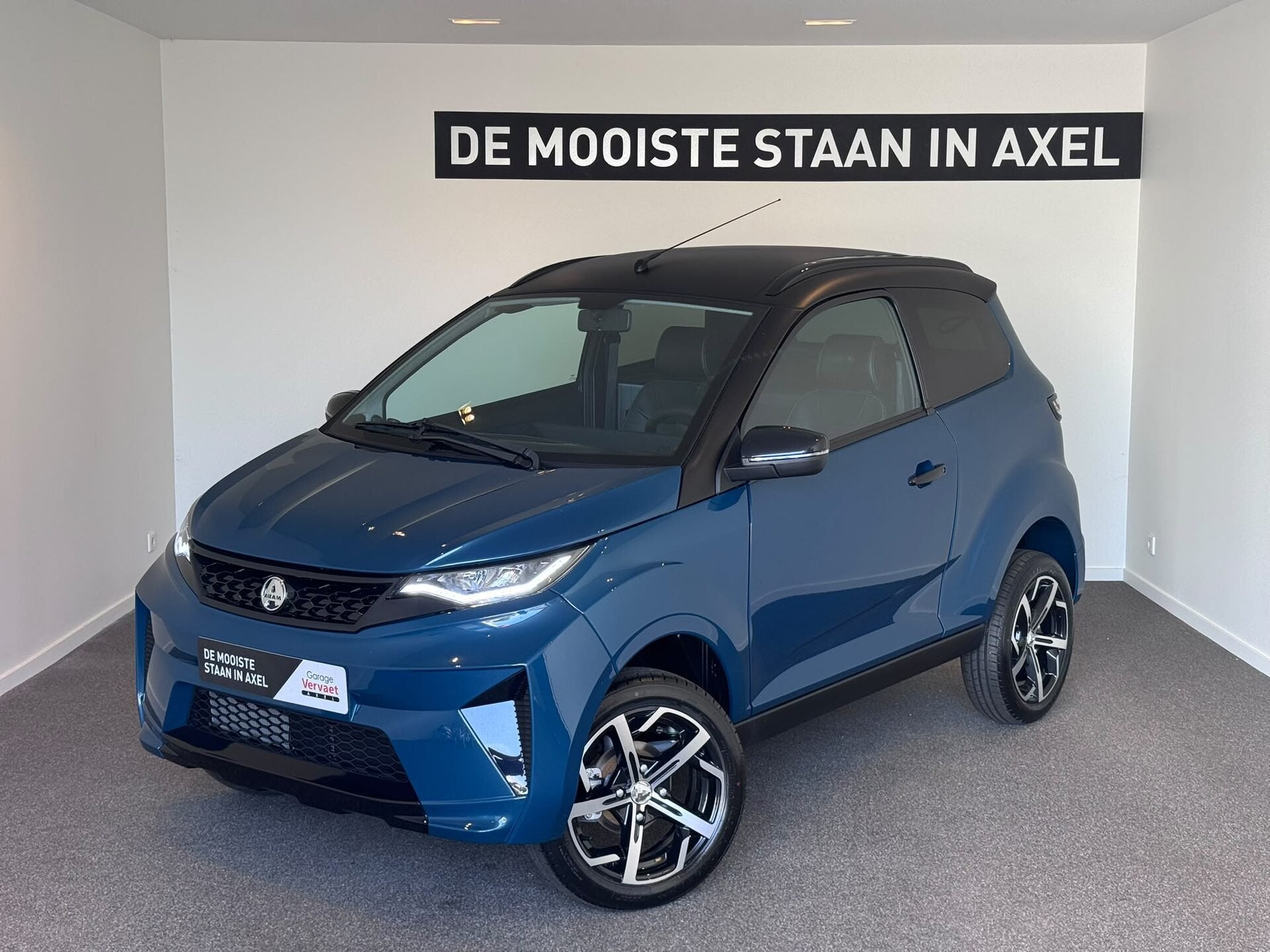 Aixam Brommobiel Crossover SUV, Auto's, Aixam, Automaat, Blauw, Leder, Bedrijf