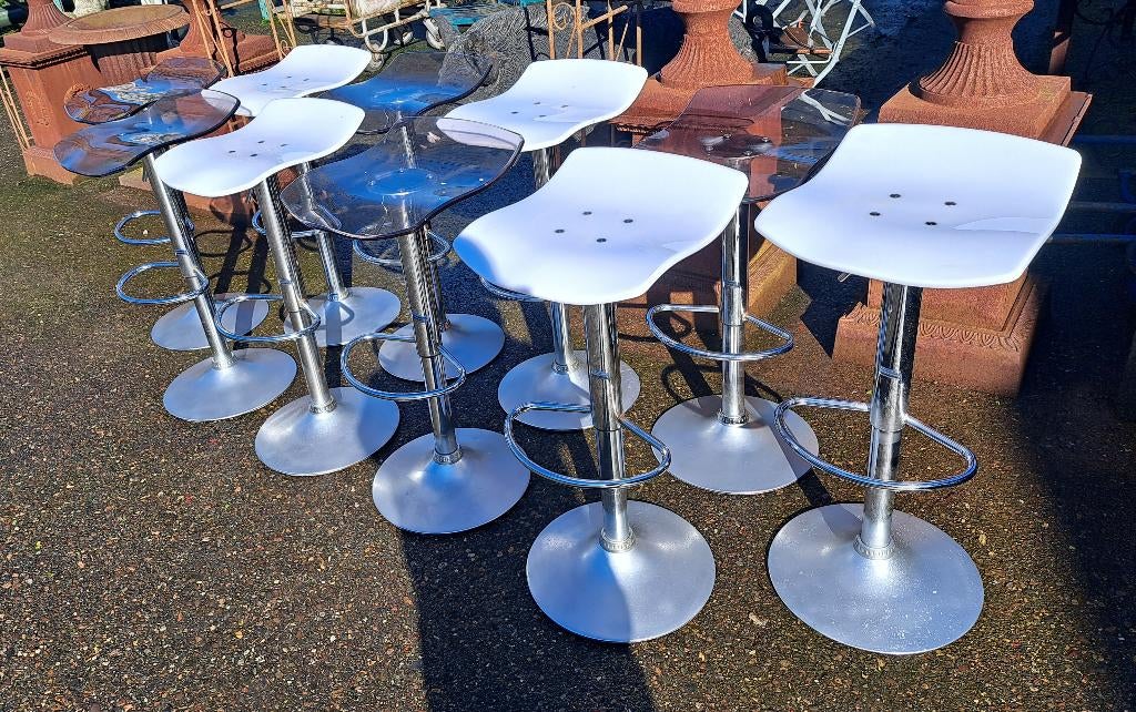12 gebruikte verstelbare barkrukken in een koop top design, 1 kruk, Ophalen, Gebruikt, 60 tot 90 cm