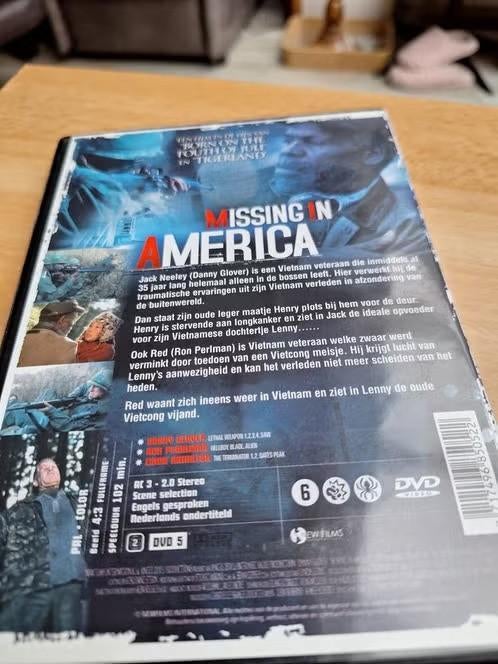 Dvd missing in America h, Vanaf 6 jaar, Ophalen of Verzenden, Zo goed als nieuw, Actie
