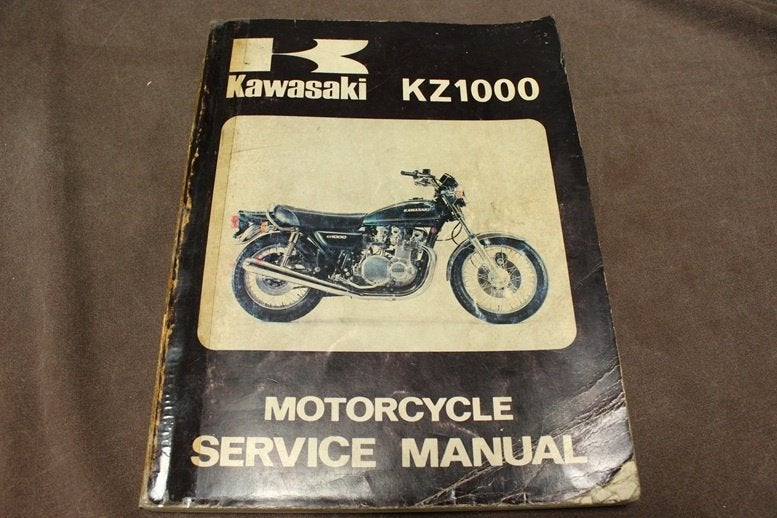 Kawasaki KZ1000 1976 motorcycle service manual KZ 1000, Ophalen of Verzenden, Kawasaki