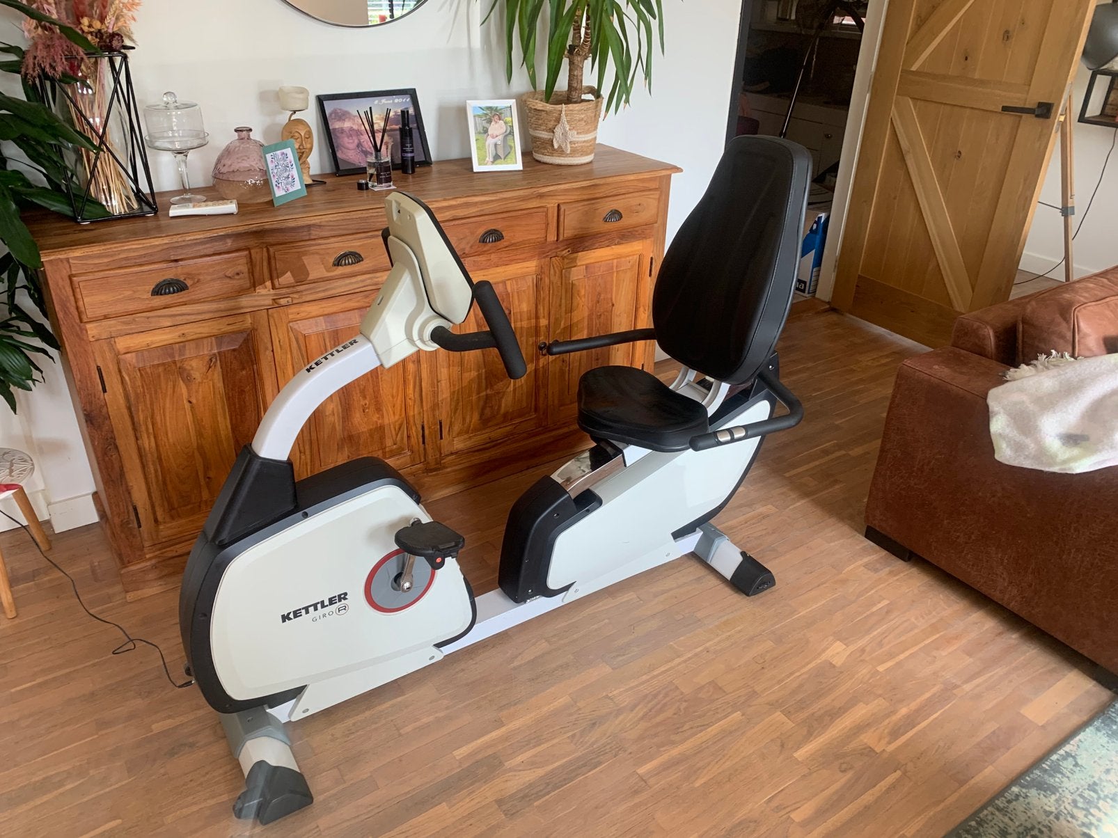 Kettler Giro R ligfiets hometrainer in goede staat, Ophalen, Gebruikt, Rug, Hometrainer
