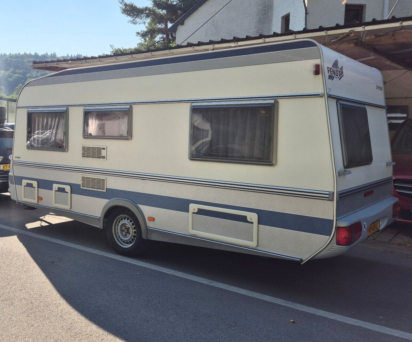 Fendt Saphir 470 TF - Ruime en complete caravan, Caravans en Kamperen, Rondzit, Frans bed, Particulier, Tot en met 4