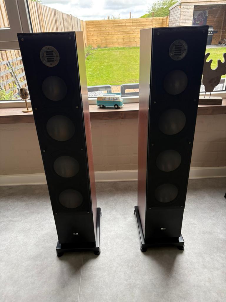 Elac FS189 Jubileum Editie High End speakers, Zo goed als nieuw, 120 watt of meer, Front, Rear of Stereo speakers, Ophalen