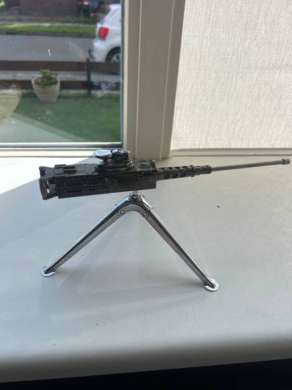 Vintage Browning M2 Machinegeweer Aansteker met Statief, Ophalen of Verzenden, Gebruikt