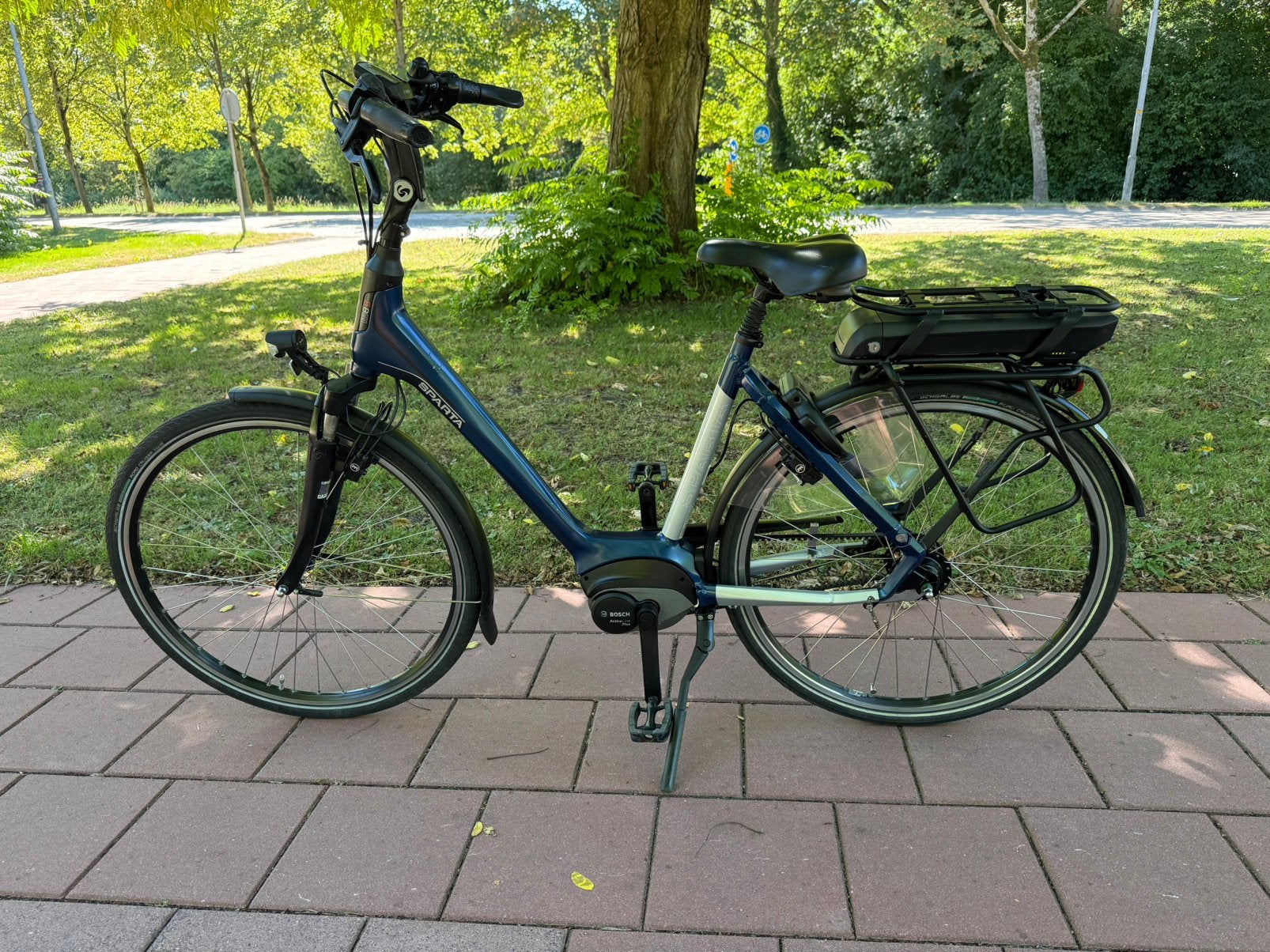Elektrische fiets Sparta M8B middenmotor Bosch active line, 51 tot 55 cm, Ophalen of Verzenden, Zo goed als nieuw, Sparta