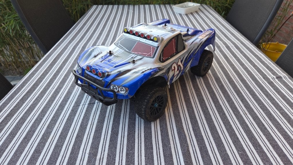 Himoto 1:10 Brushless Rally Short Course RC auto, Gebruikt, Auto offroad, Schaal 1:10, RTR (Ready to Run)