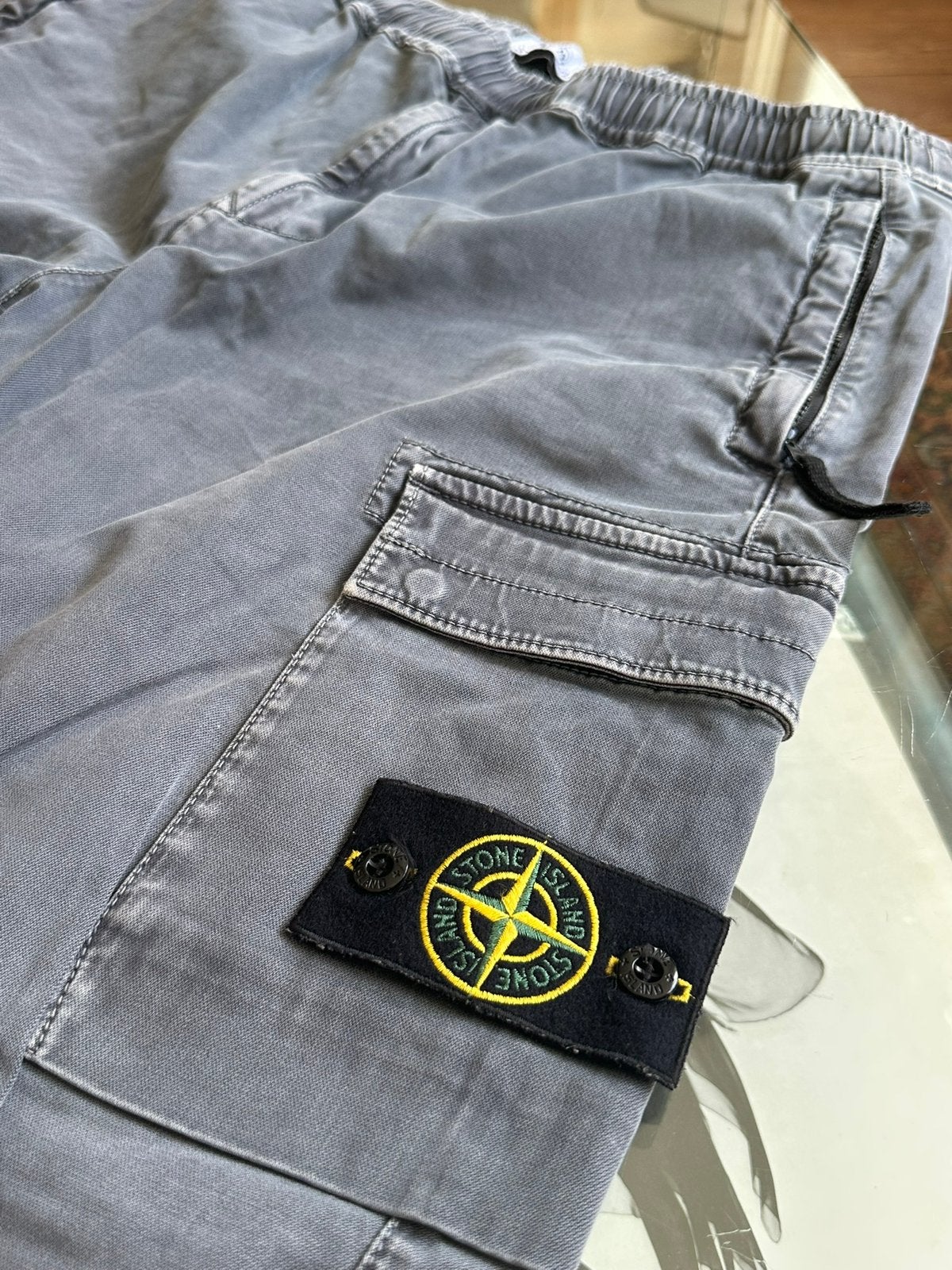 Stone Island Cargo Broek –  W32 (Incl. Bon), Ophalen of Verzenden, Zo goed als nieuw, Grijs