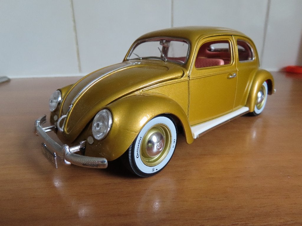 Nieuw schaalmodel Volkswagen Kever 1955 Ovaal 1:18 Bburago, Ophalen of Verzenden, Nieuw, Auto, Bburago