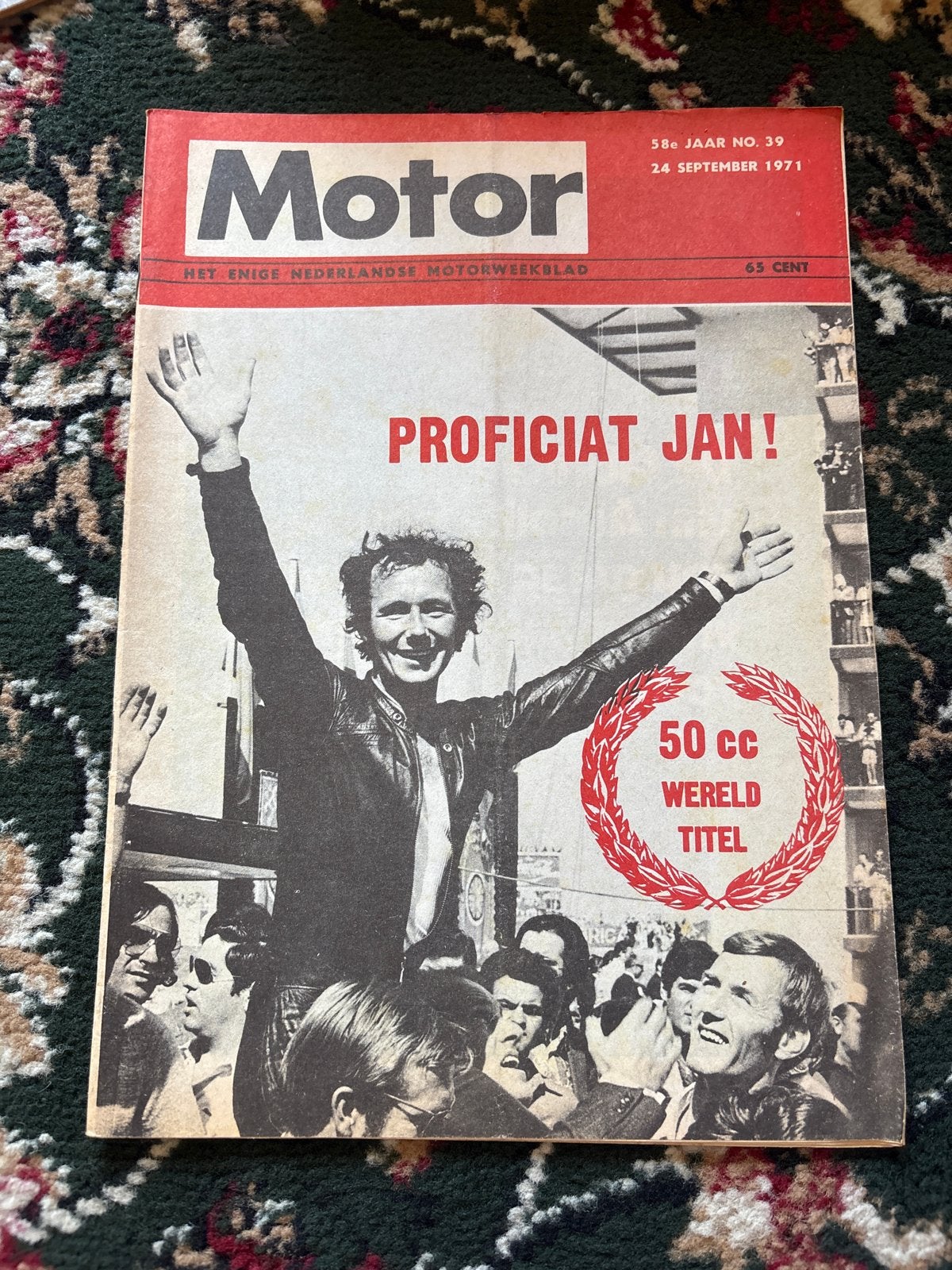 Motor Magazine - Proficiat Jan! 24 september 1971, Boeken, Motoren, Ophalen of Verzenden, Gelezen, Algemeen