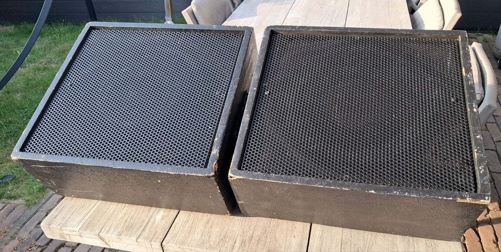 2 st. passieve monitor 300W & DAP Palladium 2000 versterker, Muziek en Instrumenten, Ophalen, Gebruikt, Minder dan 500 watt, Monitor(versterker)
