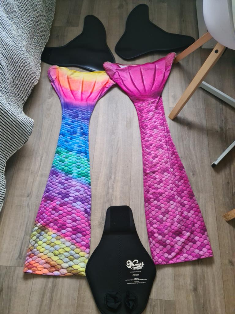Zeemeermin start met vin maat M, Kinderen en Baby's, Kinderkleding | Kinder-zwemkleding, Ophalen of Verzenden, Gebruikt, Meisje