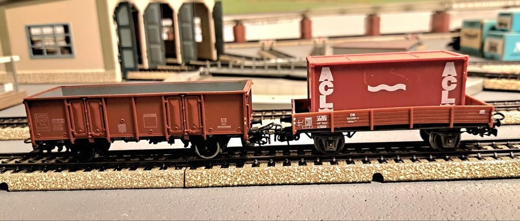 Marklin 4623 en 4503, Ophalen of Verzenden, Wisselstroom, Wagon, Märklin