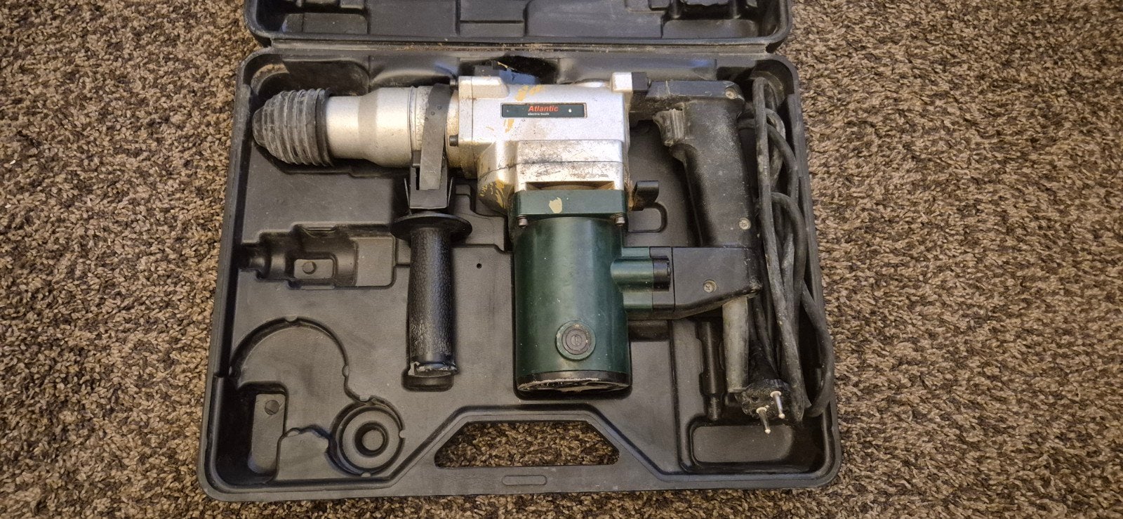 Atlantic Boorhamer 710W met koffer - Z1C-HW-26B03, Doe-het-zelf en Verbouw, Ophalen, Boor- en/of Breekhamer, Klopboormechanisme