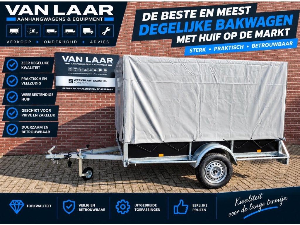 NIEUW Extreem Degelijke Enkelasser + Huif B rijbewijs, Niet ingevuld, Nieuw, Niet ingevuld, Niet ingevuld