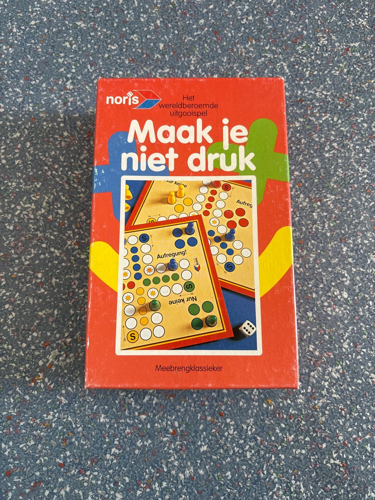 Maak je niet druk - Noris Uitgeefspel, Drie of vier spelers, Ophalen of Verzenden, Gebruikt