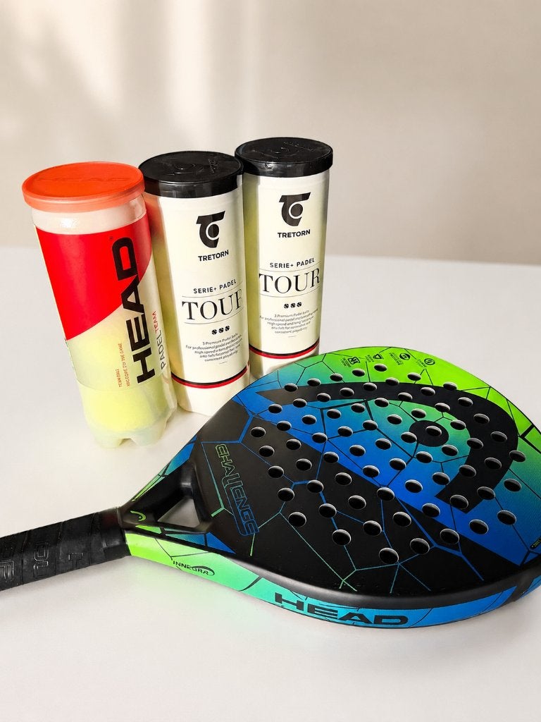 HEAD Challenge padel racket + padelballen, Ophalen, Gebruikt, Padelracket