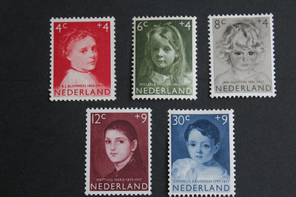 702-706 Kinderzegels 1957 Postfris, Ophalen of Verzenden, Na 1940, Postfris