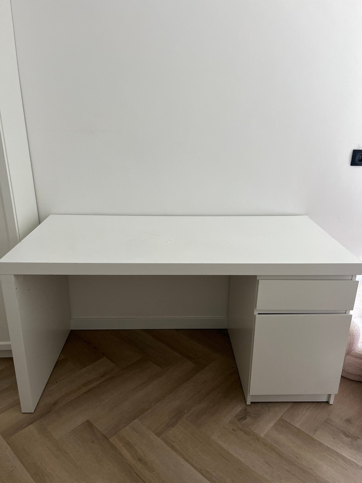 Bureau, Huis en Inrichting, Ophalen, Gebruikt, Wit