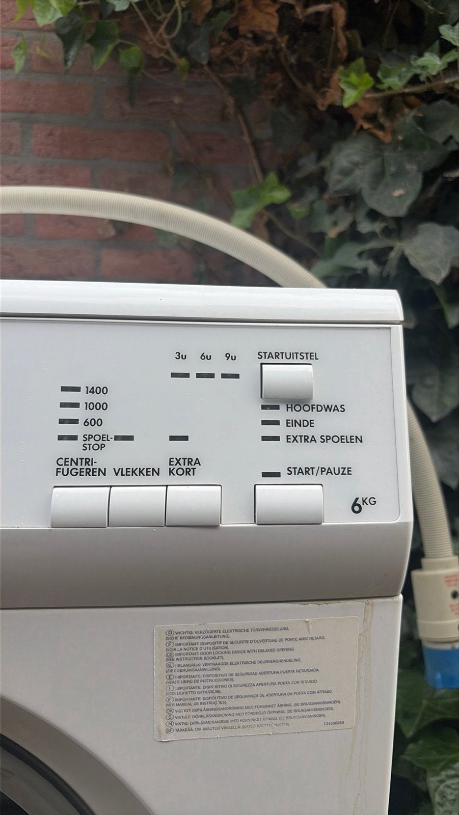 AEG Lavamat Wasmachine L54840 - Goedwerkend, Gebruikt, Ophalen of Verzenden, Voorlader, Kort programma