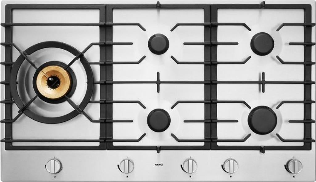 ATAG HG9511EBA gaskookplaat wokbrander 90cm showroommodel, Ophalen, Zo goed als nieuw, Inbouw, Gas