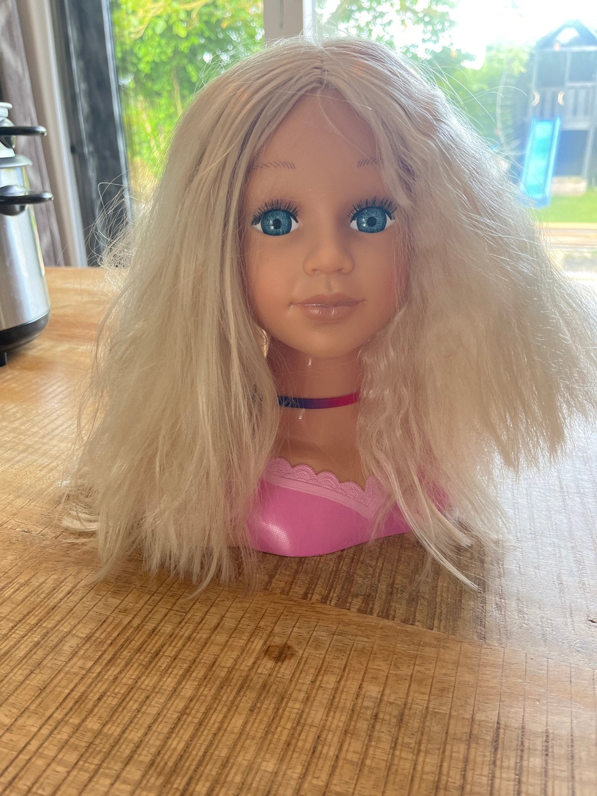 Kappershoofd met blond haar en blauwe ogen, Ophalen, Gebruikt, Overige typen
