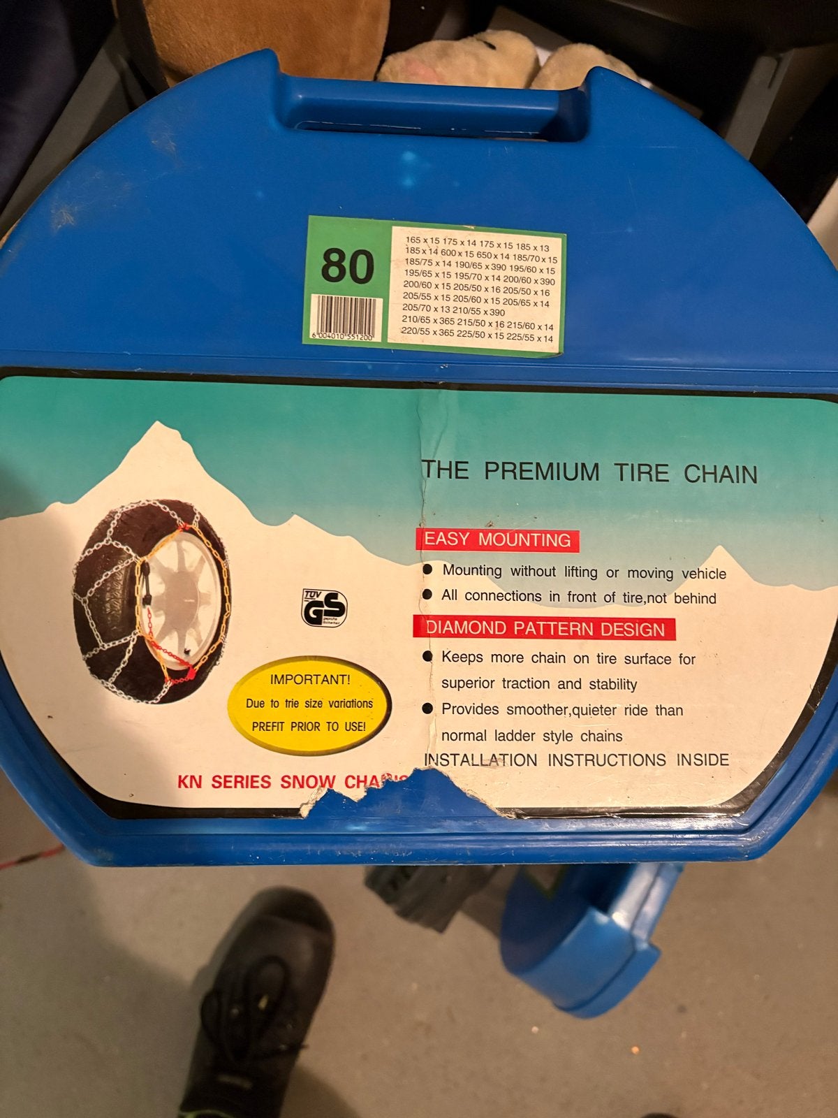 Sneeuwkettingen - Premium Tire Chain - Maat 80, Ophalen of Verzenden, Nieuw