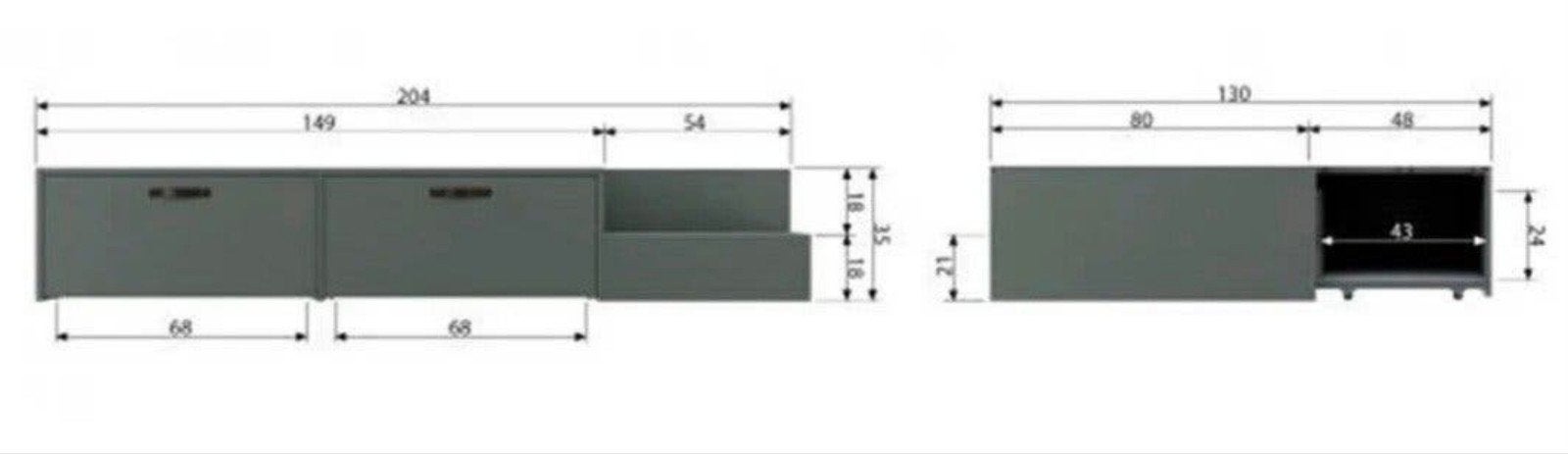 Vt wonen bed met lades - grenen groen 200x80 matras, Gebruikt, Eenpersoons, Ophalen of Verzenden, 80 cm