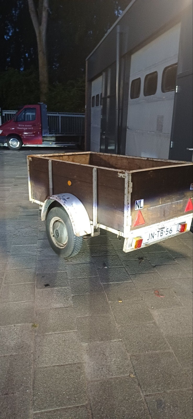 Aanhangwagen met metalen klep 750kg, Ophalen of Verzenden