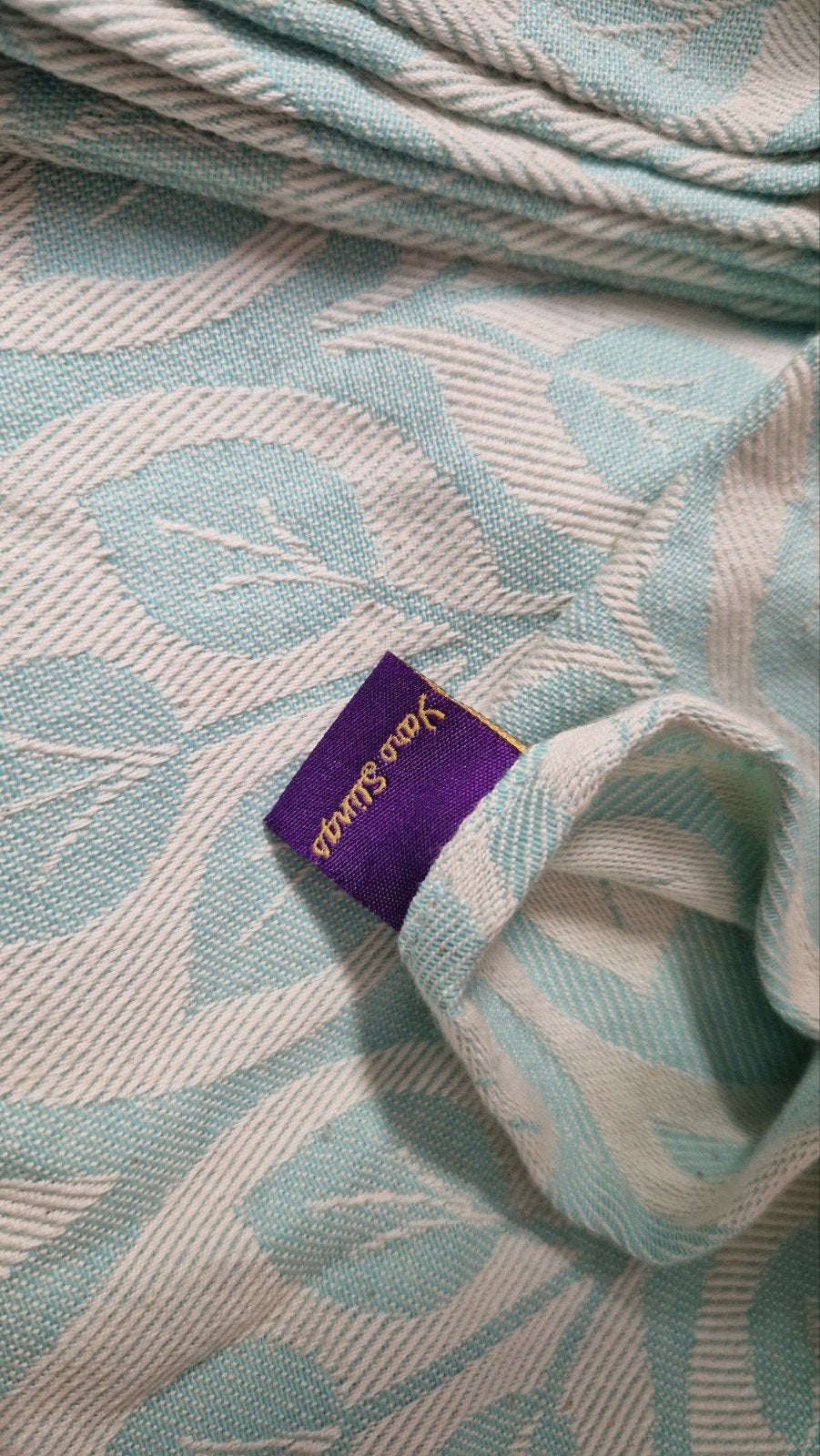Yaro La Vita Mint Geweven Draagdoek - 4.60m, Kinderen en Baby's, Ophalen of Verzenden, Zo goed als nieuw, Draagdoek, Overige merken