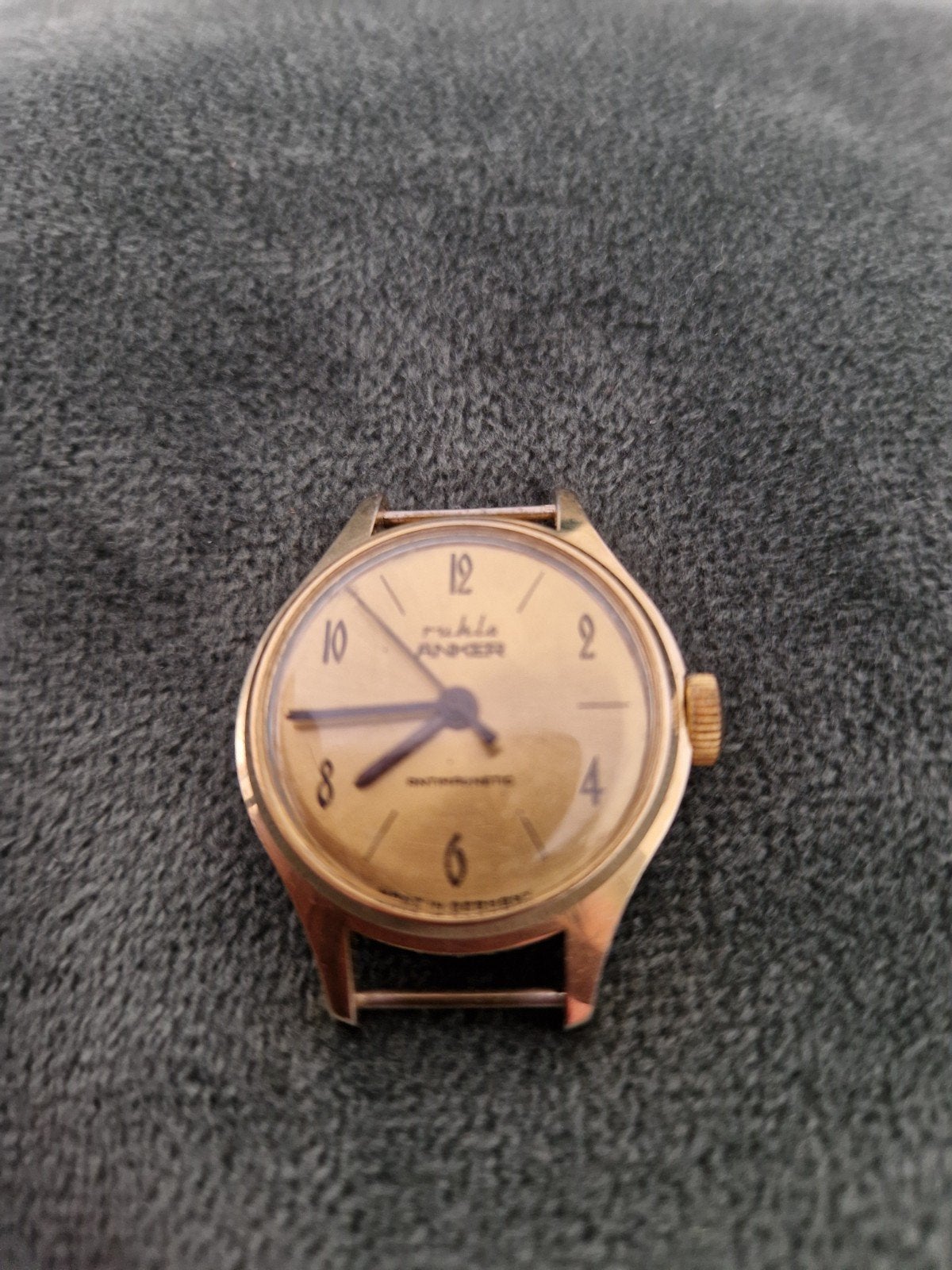 Ruhla Anker DDR horloge, Sieraden, Tassen en Uiterlijk, Horloges | Antiek, Ophalen, Polshorloge, 1960 of later