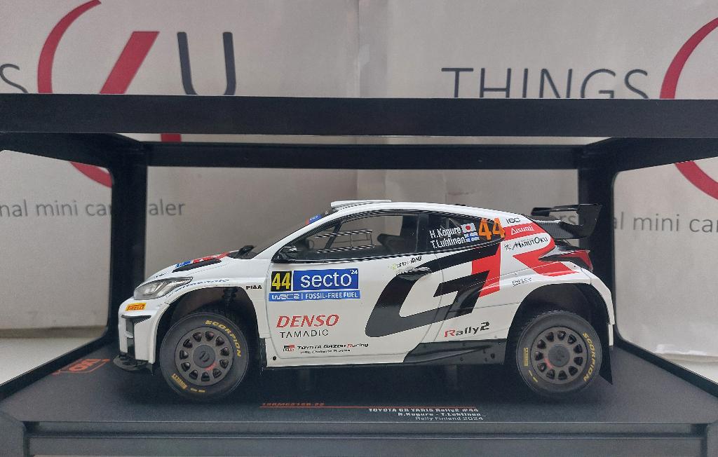 Ixo 1:18 Toyota GR Yaris Rally2 #44 rally Finland 2024, Ophalen of Verzenden, Nieuw, Auto, Overige merken