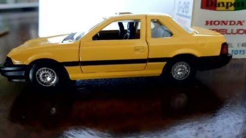 Diapet HONDA NEW PRELUDE G-26 GEEL YONEZAWA TOYS, Hobby en Vrije tijd, Ophalen of Verzenden, Nieuw, Auto, Overige merken
