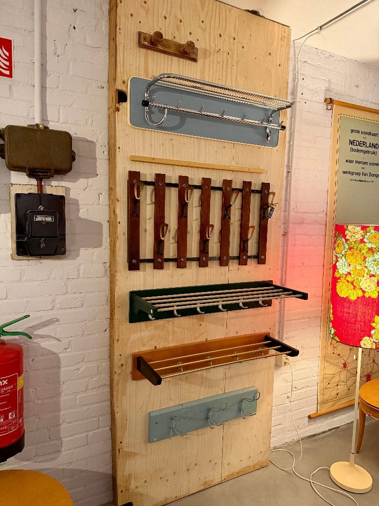 Diverse wandkapstokken, vintage, antiek, art deco kapstok, Wandkapstok, Gebruikt, I, Ophalen of Verzenden