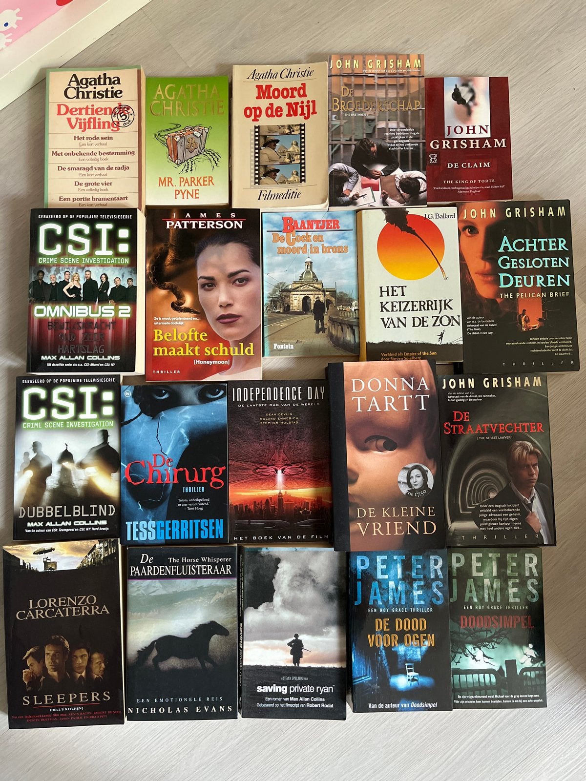 Grote collectie thrillers en romans (20 boeken), Ophalen of Verzenden, Gelezen