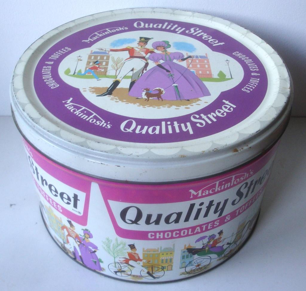 Groot blik Qualitity Street van Mackintosh's in behoorlijke, Ophalen of Verzenden, Zo goed als nieuw, Overige, Overige merken