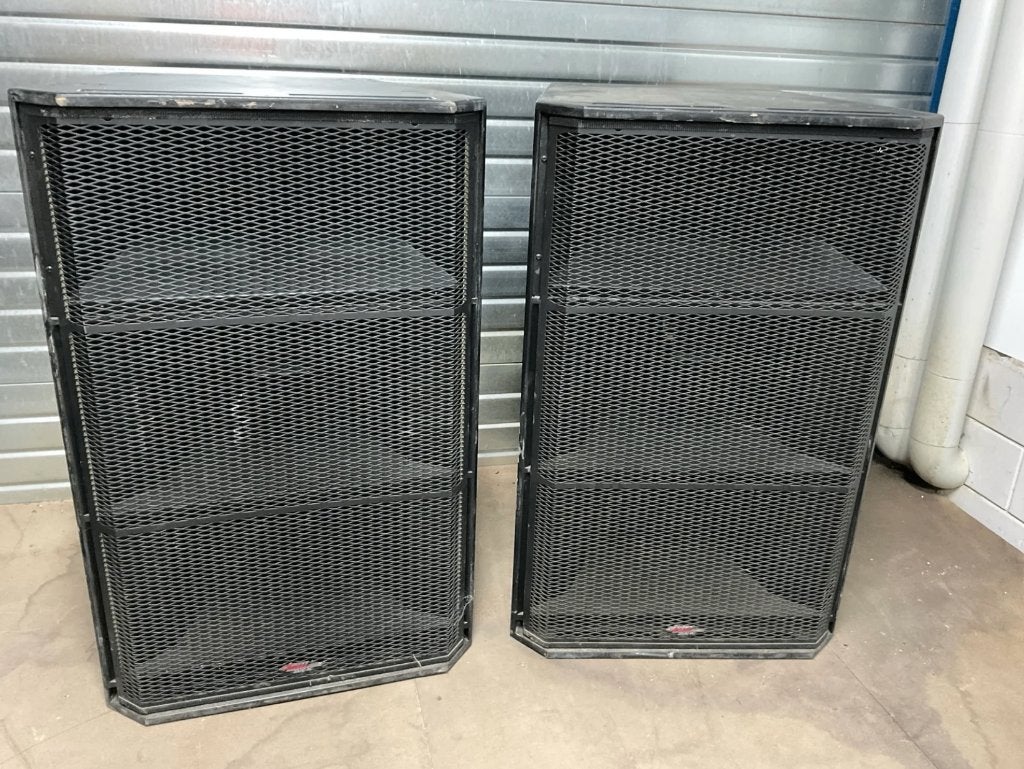 4x Apogee 3x3 s2 Luidspreker, Gebruikt, 120 watt of meer, Front, Rear of Stereo speakers, Ophalen