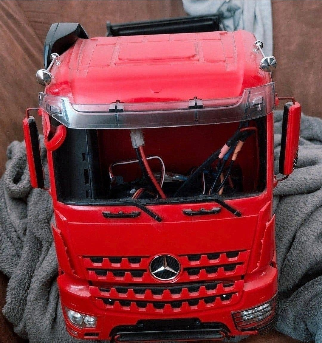 tamiya mercedes benz arocs 3348 6x4 rc vrachtwagen, Ophalen, Nieuw