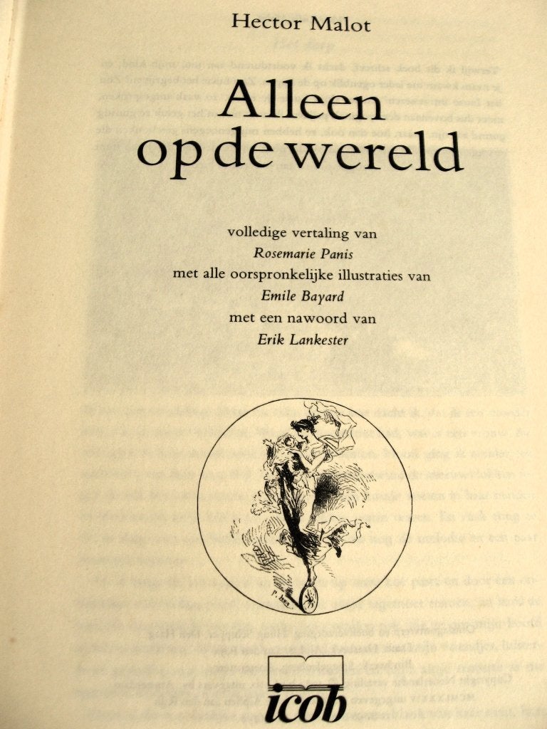 Alleen op de wereld, Hector Malot met de originele gravures, Ophalen of Verzenden, Hector Malot