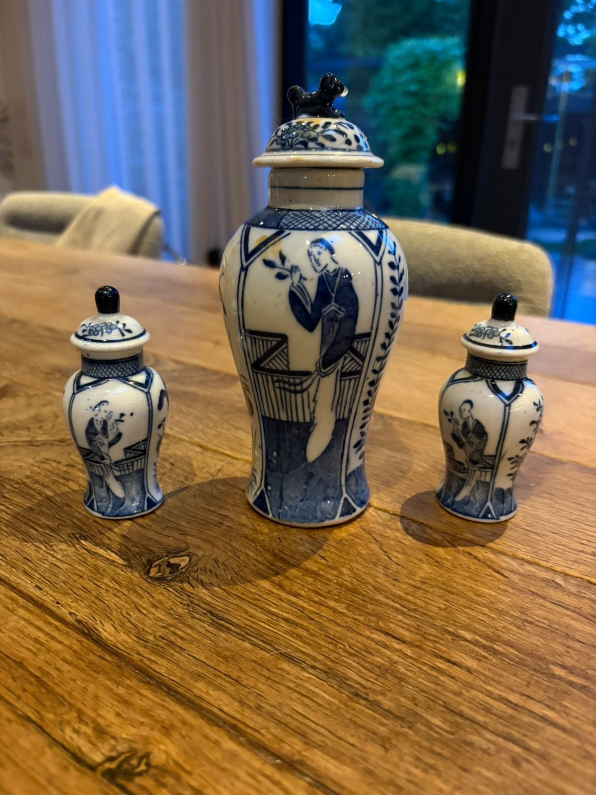 Klein kaststel Chinees, Ophalen