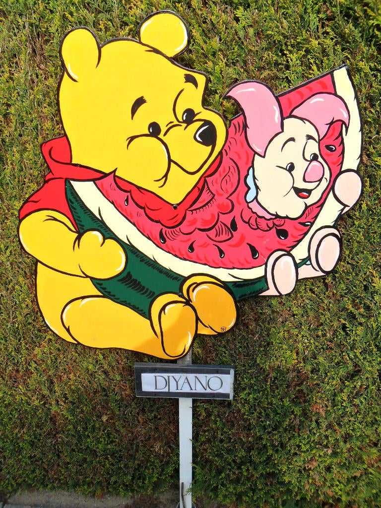 Geboorteborden / Geboortebord Winnie The Pooh met knorretje., Ophalen, Nieuw, Geboortebord