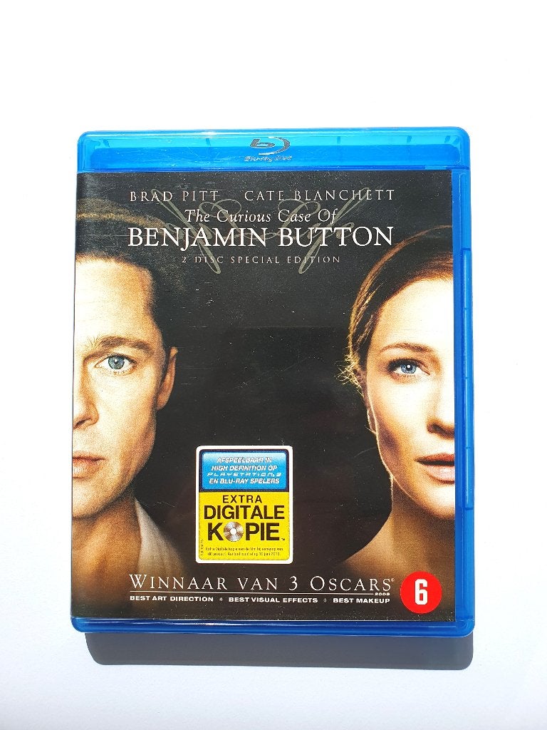 The Curious Case Of Benjamin Button (2 disc), Cd's en Dvd's, Blu-ray, Ophalen of Verzenden, Zo goed als nieuw, Science Fiction en Fantasy
