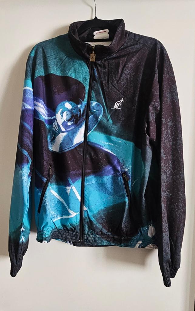 Oldschool australian jasje maat 50, Kleding | Heren, Ophalen of Verzenden, Zo goed als nieuw, Blauw, Australian