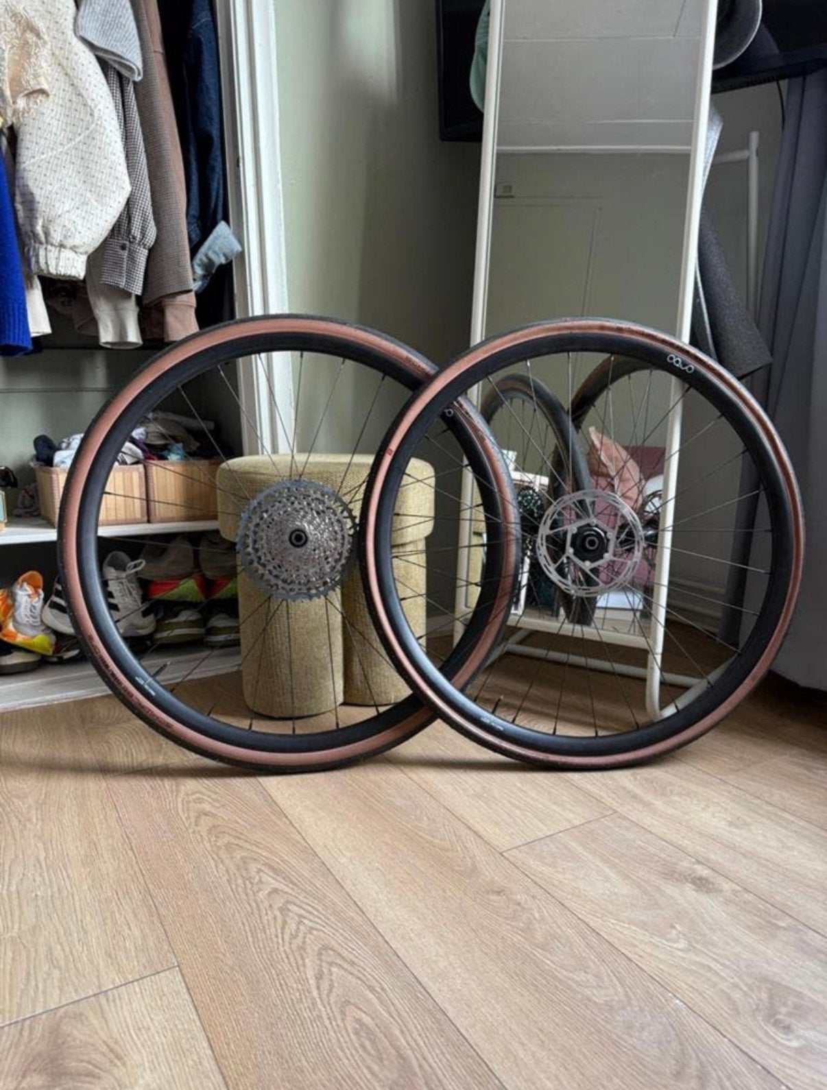 Oquo Orbea wielset gravel/race, Fietsen en Brommers, Fietsonderdelen, Zo goed als nieuw, Aluminium, Racefiets, Ophalen